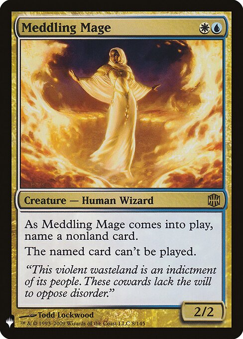 Meddling Mage (ARB-8) - The List