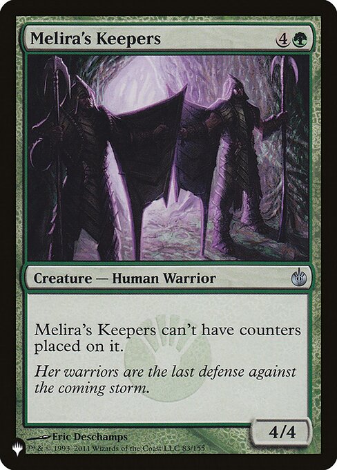 Melira's Keepers (MBS-83) - The List
