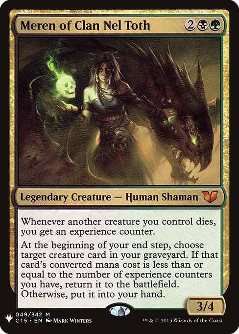 Meren of Clan Nel Toth (C15-49) - The List