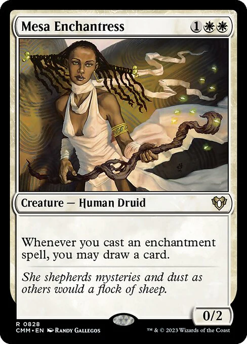Mesa Enchantress (828) - Commander Masters