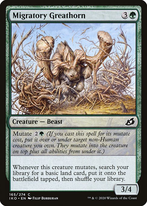 Migratory Greathorn (165) - Ikoria: Lair of Behemoths
