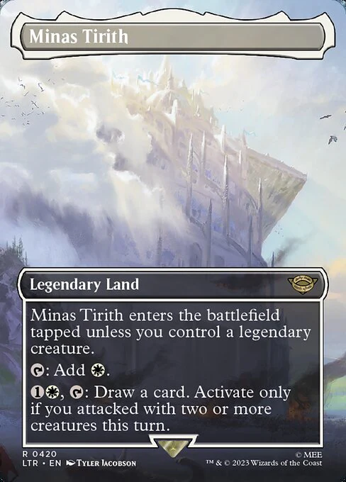 Minas Tirith (420) - BORDERLESS - FULL ART - The Lord of the Rings: Tales of Middle-earth