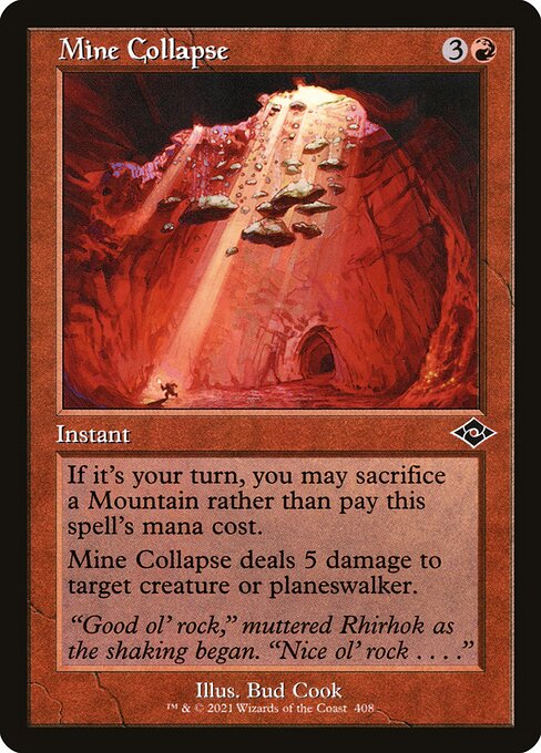 Mine Collapse (408) (Foil) - Modern Horizons 2