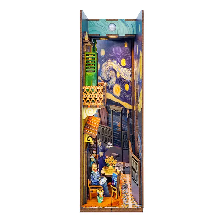 Miniature House Book Nook Kit - Vincent's World