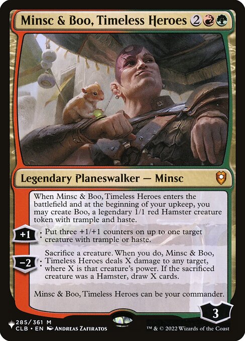Minsc & Boo, Timeless Heroes (CLB-285) - The List
