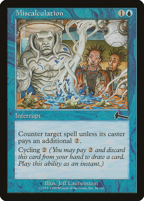 Miscalculation (36) (Foil) - Urza's Legacy