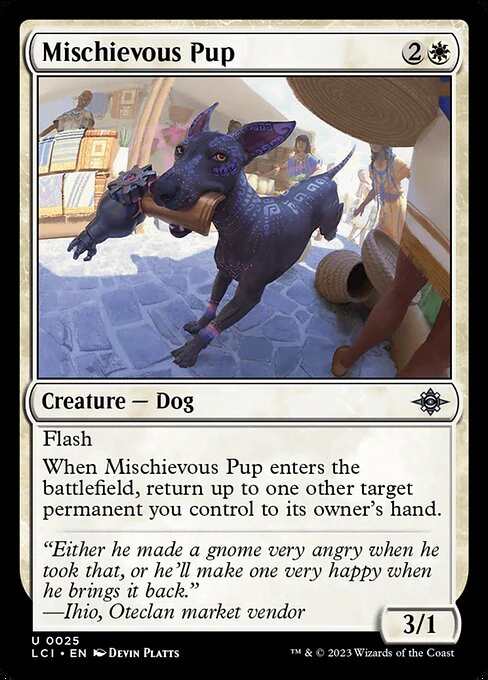Mischievous Pup (25) - The Lost Caverns of Ixalan