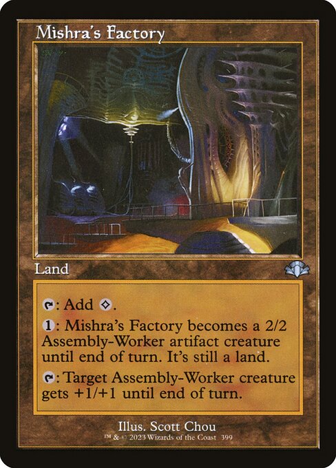 Mishra's Factory (399) (Foil) - Dominaria Remastered