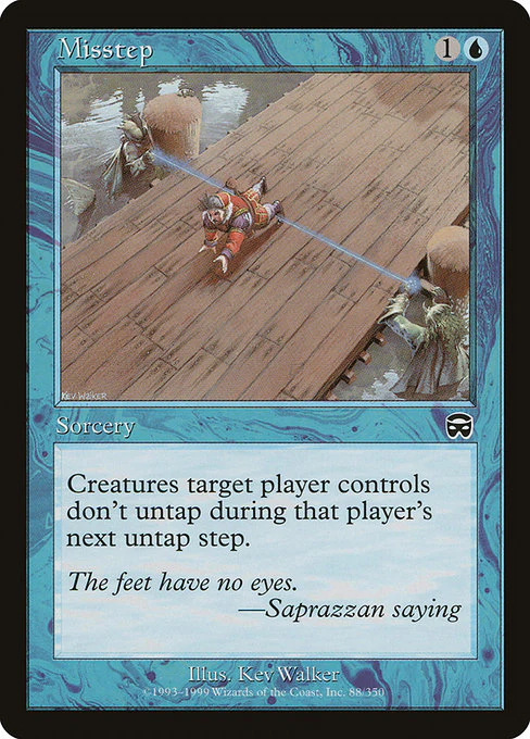 Misstep (88) (Foil) - Mercadian Masques