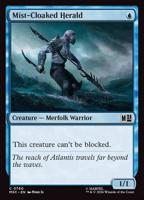 Mist-Cloaked Herald (760) (Foil) - Marvel Super Heroes Commander
