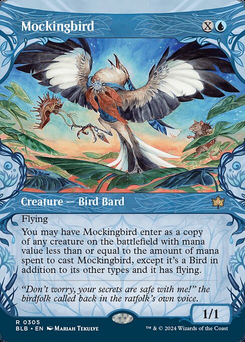 Mockingbird (305) - BORDERLESS - Bloomburrow