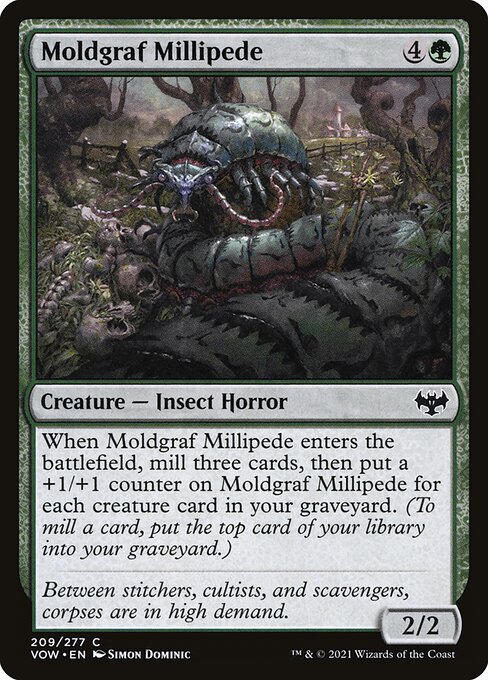 Moldgraf Millipede (209) - Innistrad: Crimson Vow