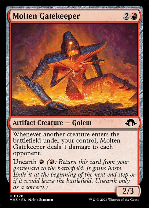 Molten Gatekeeper (128) (Foil) - Modern Horizons 3