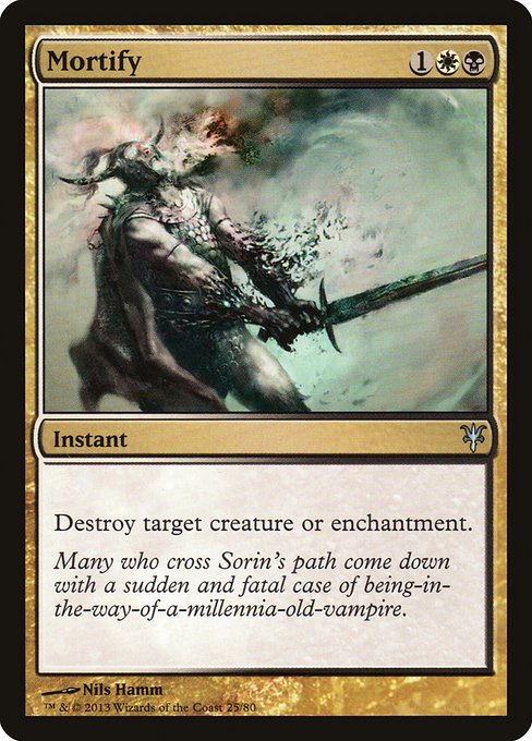 Mortify (25) - Duel Decks: Sorin vs. Tibalt
