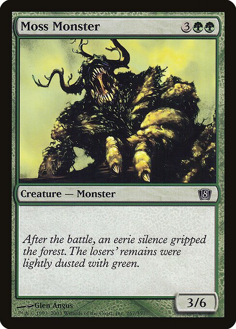 Moss Monster (267★) (Foil) - Eighth Edition