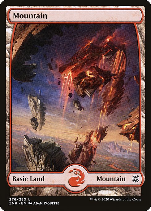 Mountain (276) - FULL ART - Zendikar Rising