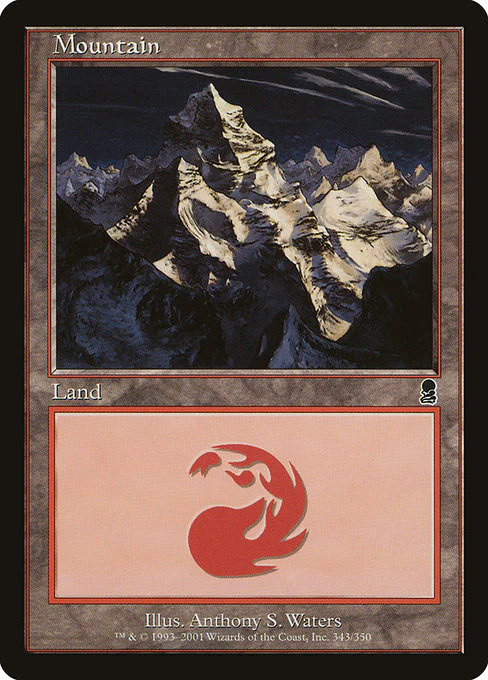 Mountain (343) (Foil) - Odyssey