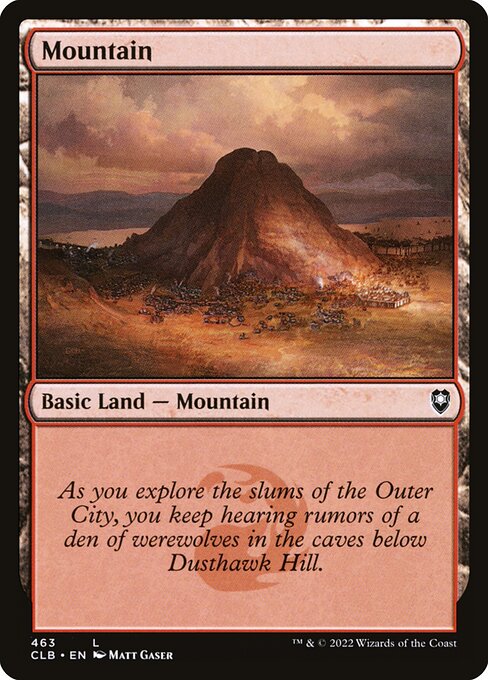 Mountain (463) - Commander Legends: Battle for Baldur's Gate