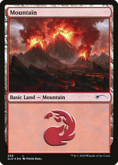 Mountain (566) (Foil) - Secret Lair Drop