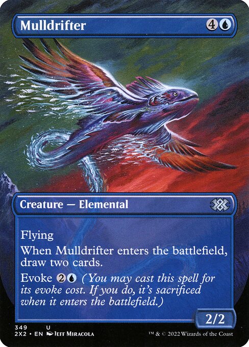 Mulldrifter (349) - BORDERLESS - FULL ART - Double Masters 2022