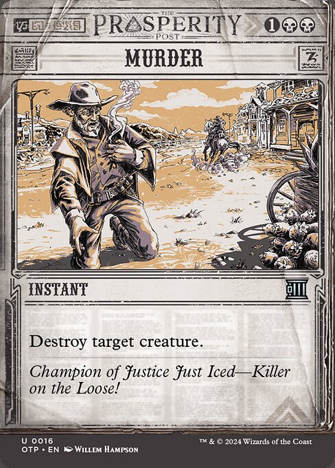 Murder (16) - BORDERLESS (Foil) - Breaking News