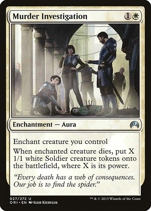 Murder Investigation (27) (Foil) - Magic Origins