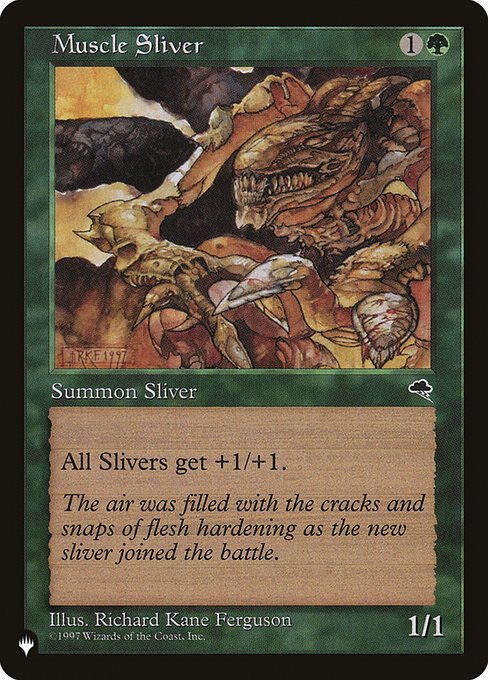 Muscle Sliver (TMP-238) - The List
