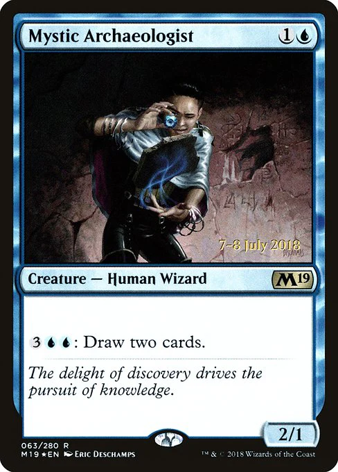 Mystic Archaeologist (63s) (Foil) - Core Set 2019 Promos