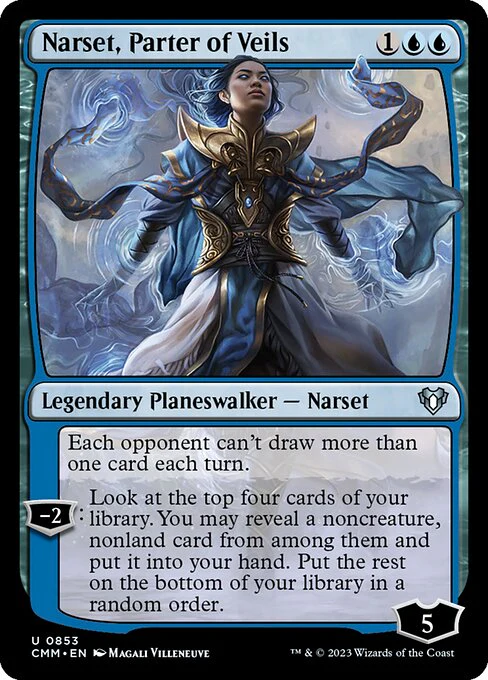 Narset, Parter of Veils (853) - Commander Masters