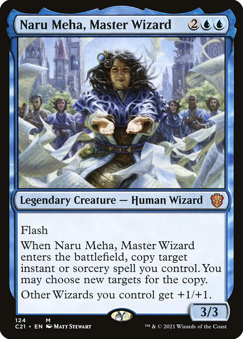 Naru Meha, Master Wizard (124) - Commander 2021
