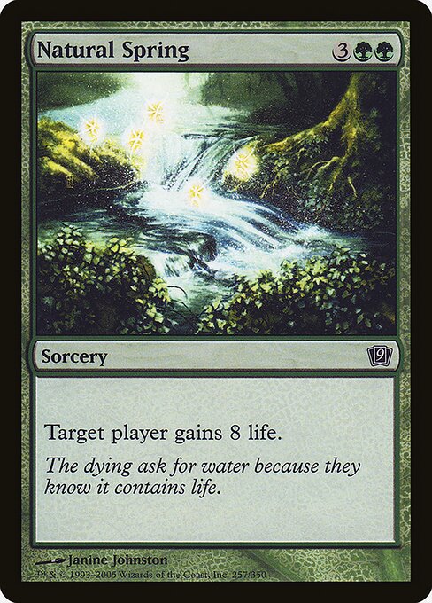 Natural Spring (257★) (Foil) - Ninth Edition