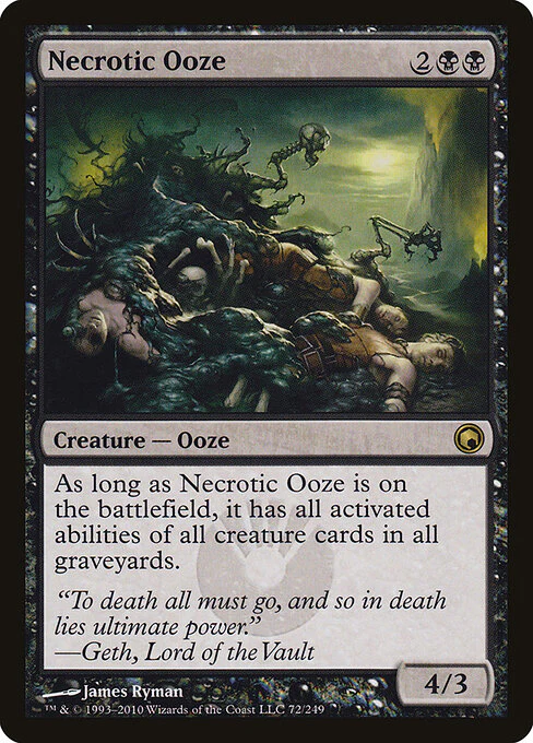 Necrotic Ooze (72) - Scars of Mirrodin