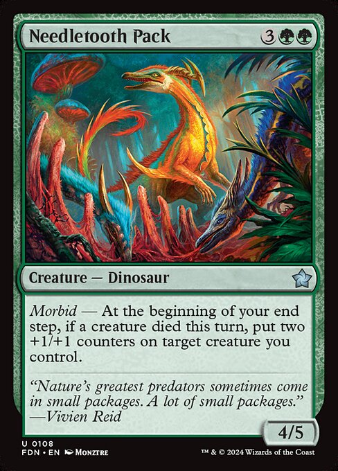 Needletooth Pack (108) (Foil) - Foundations