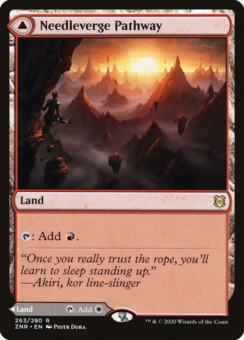 Needleverge Pathway // Pillarverge Pathway (263) - Zendikar Rising