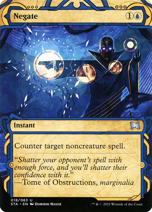 Negate (18) - BORDERLESS (Foil) - Strixhaven Mystical Archive