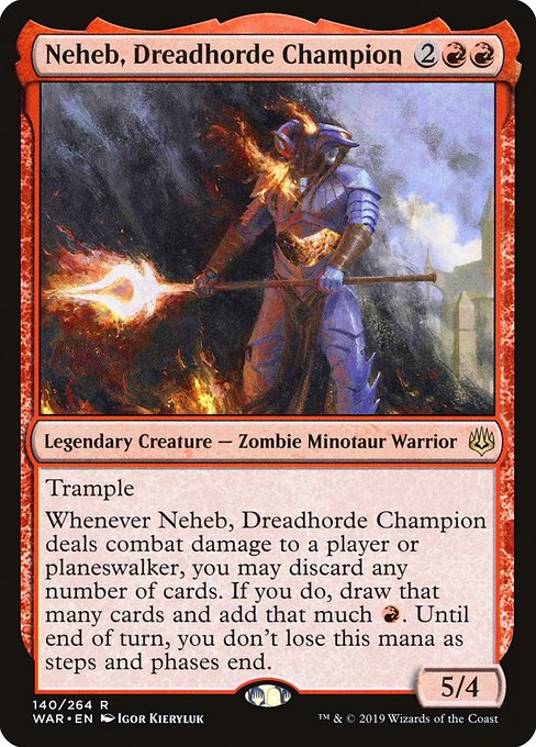 Neheb, Dreadhorde Champion (140) - War of the Spark