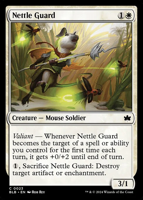 Nettle Guard (23) (Foil) - Bloomburrow