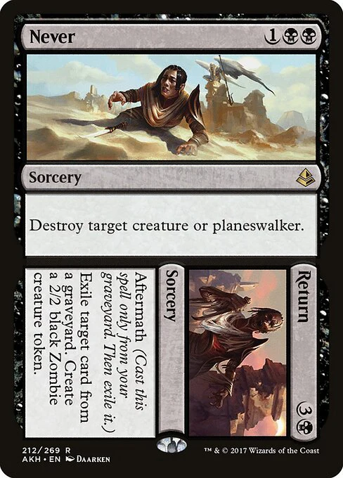 Never // Return (212) (Foil) - Amonkhet