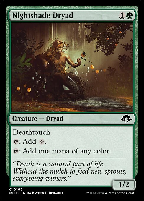 Nightshade Dryad (163) - Modern Horizons 3
