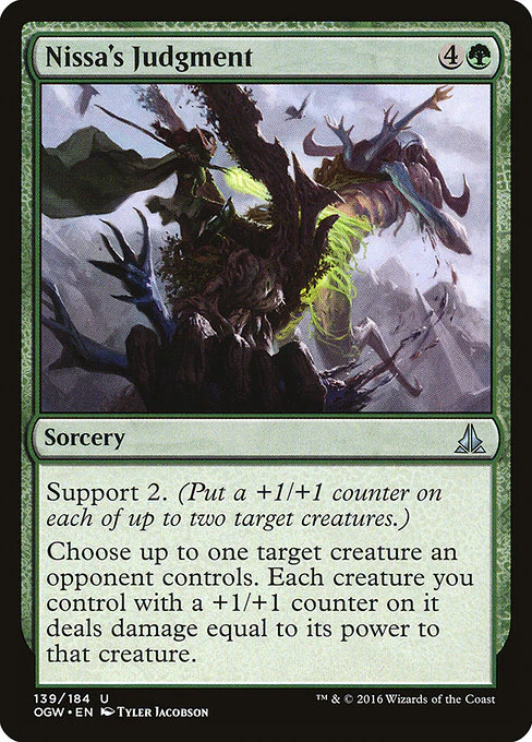 Nissa's Judgment (139) (Foil) - Oath of the Gatewatch