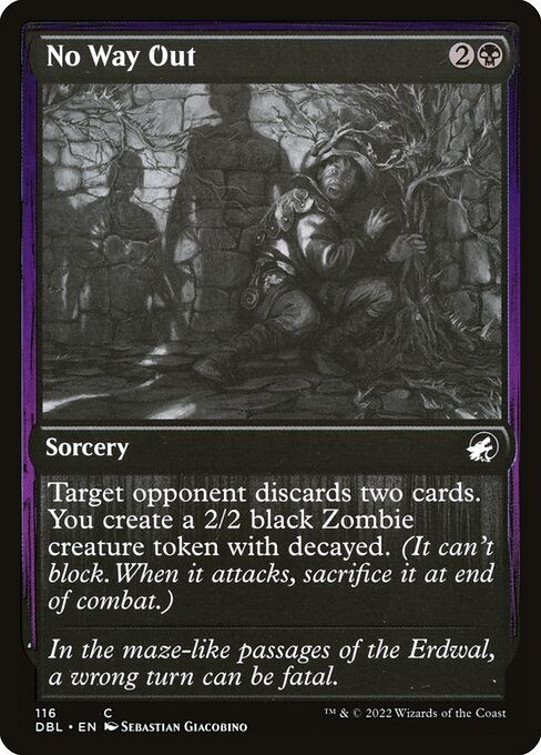 No Way Out (116) (Foil) - Innistrad: Double Feature