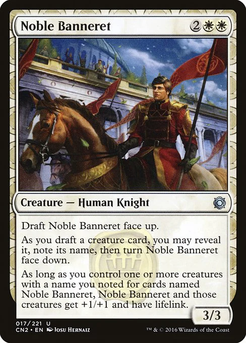 Noble Banneret (17) (Foil) - Conspiracy: Take the Crown