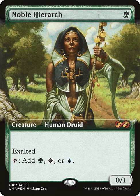 Noble Hierarch (U18) - EXTENDED ART (Foil) - Ultimate Box Topper