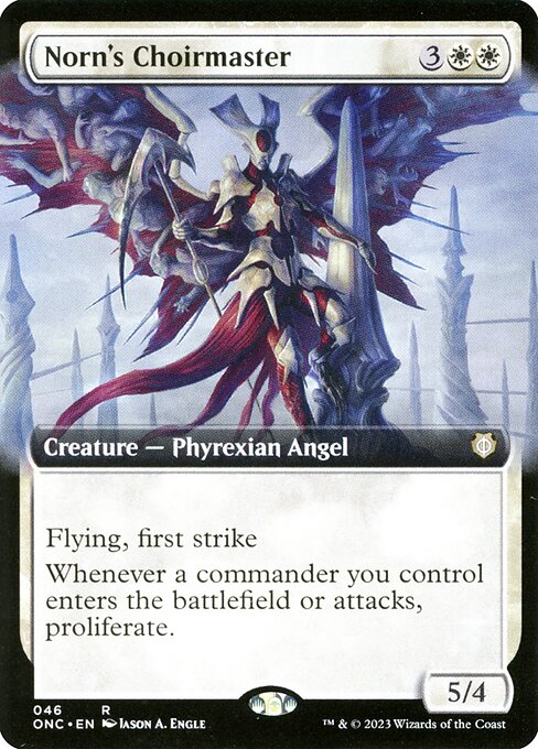 Norn's Choirmaster (46) - EXTENDED ART - Phyrexia: All Will Be One Commander