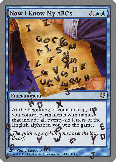 Now I Know My ABC's (41) - Unhinged