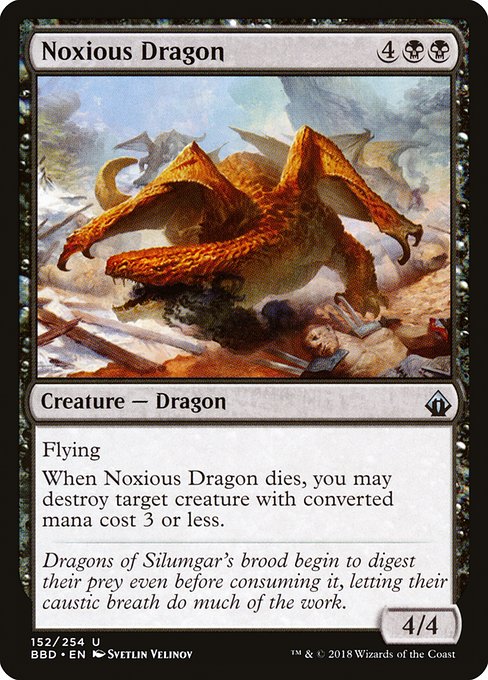 Noxious Dragon (152) (Foil) - Battlebond