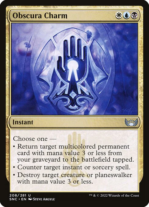 Obscura Charm (208) (Foil) - Streets of New Capenna
