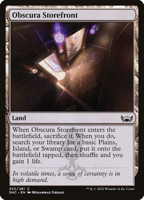Obscura Storefront (252) (Foil) - Streets of New Capenna