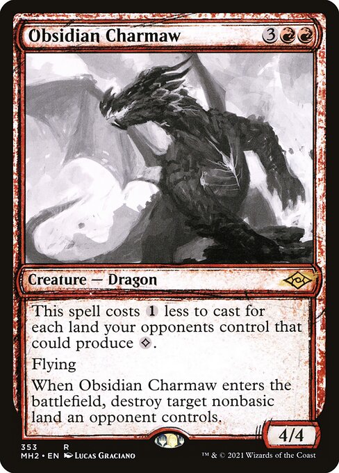 Obsidian Charmaw (353) - SHOWCASE - Modern Horizons 2