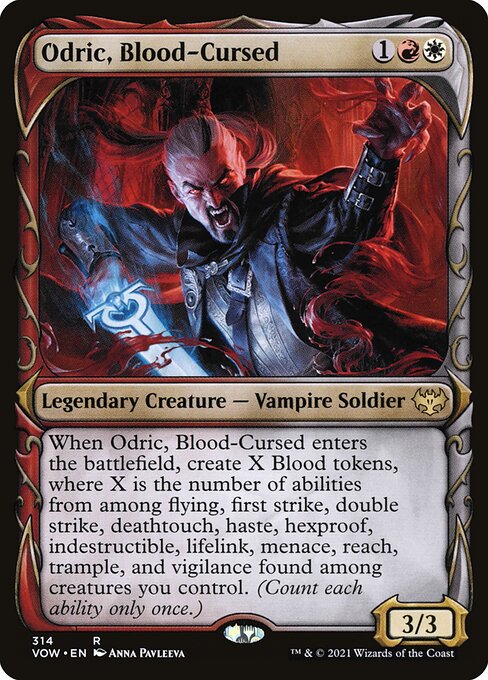 Odric, Blood-Cursed (314) - SHOWCASE - Innistrad: Crimson Vow